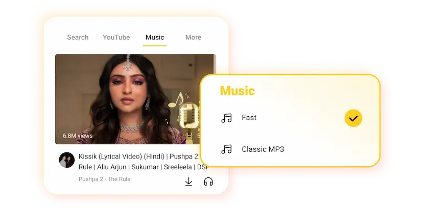 Use Snaptube app